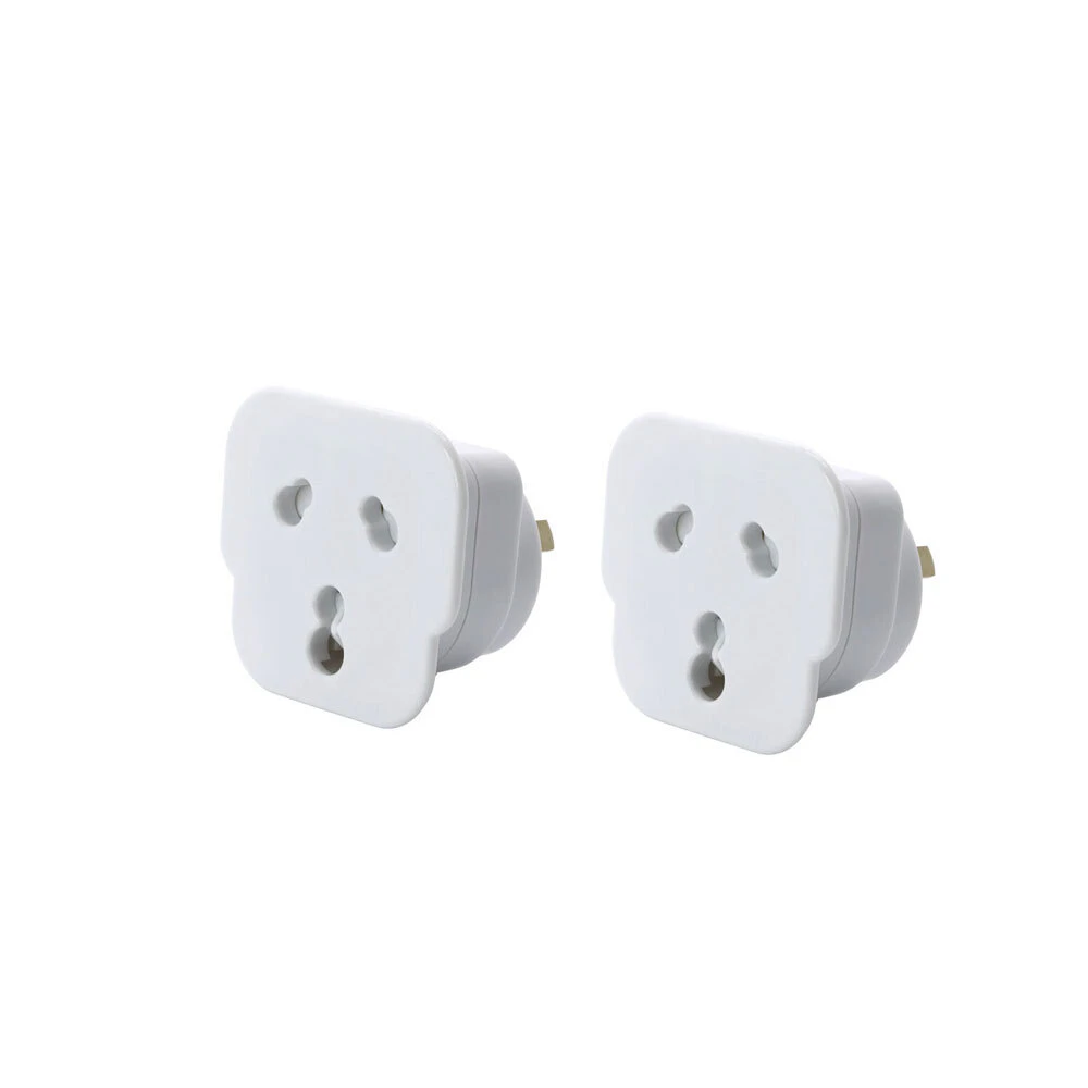 2PK Moki Travel Adaptor Inbound South Africa India to AUS to Foreign Sockets