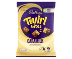 7 x Cadbury Twirl Bites Caramilk Chocolate Snacks Bites Confectionery Bag 130g