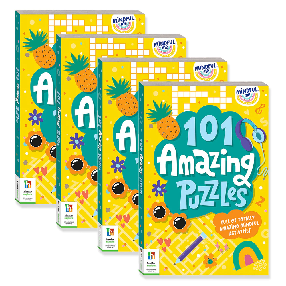 4x Elevate Mindful Me Amazing Puzzles Childrens Puzzle Book Kids Activity