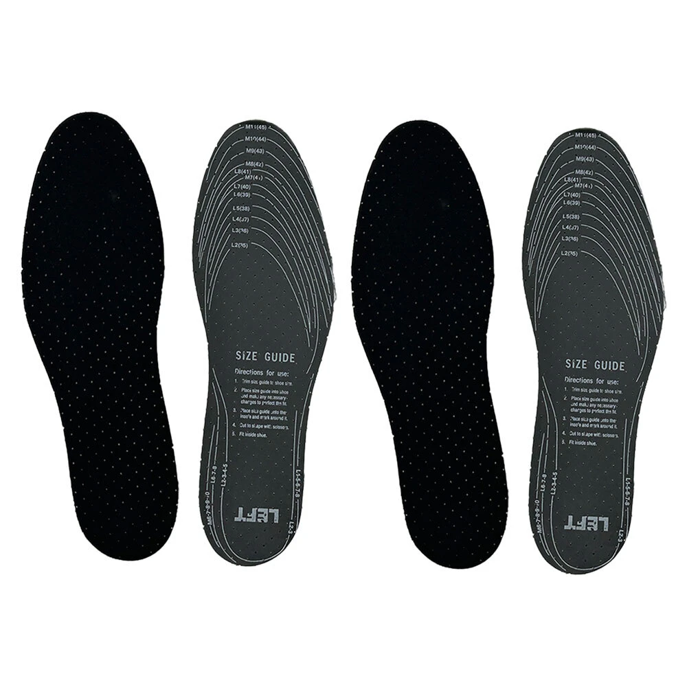 2PK Waproo Platinum Odour Destroyer Universal Shoe Insole Insert/Replacement