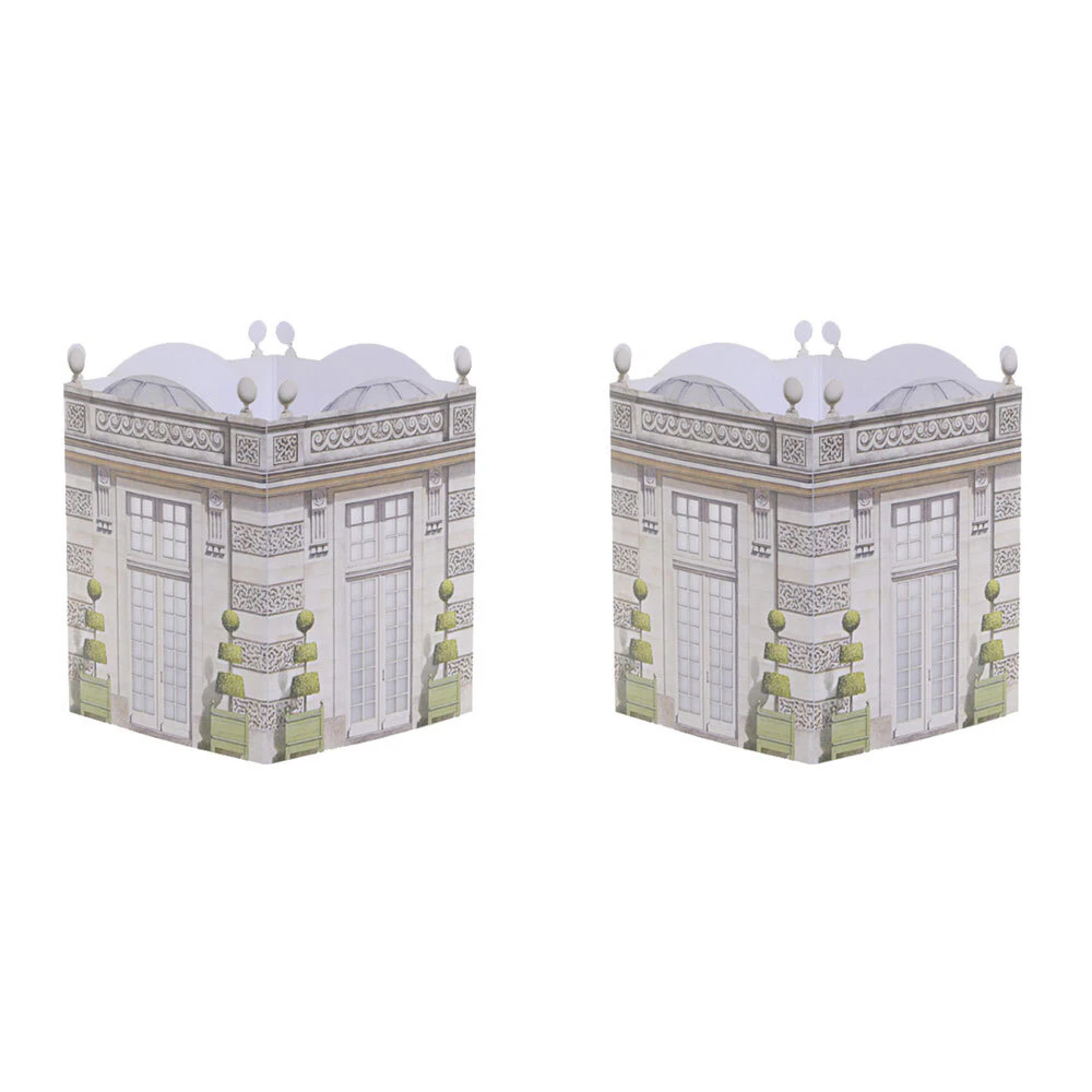 2x Christian Lacroix AW Paper Table Lantern Le Pavillon Stationery Card  21cm