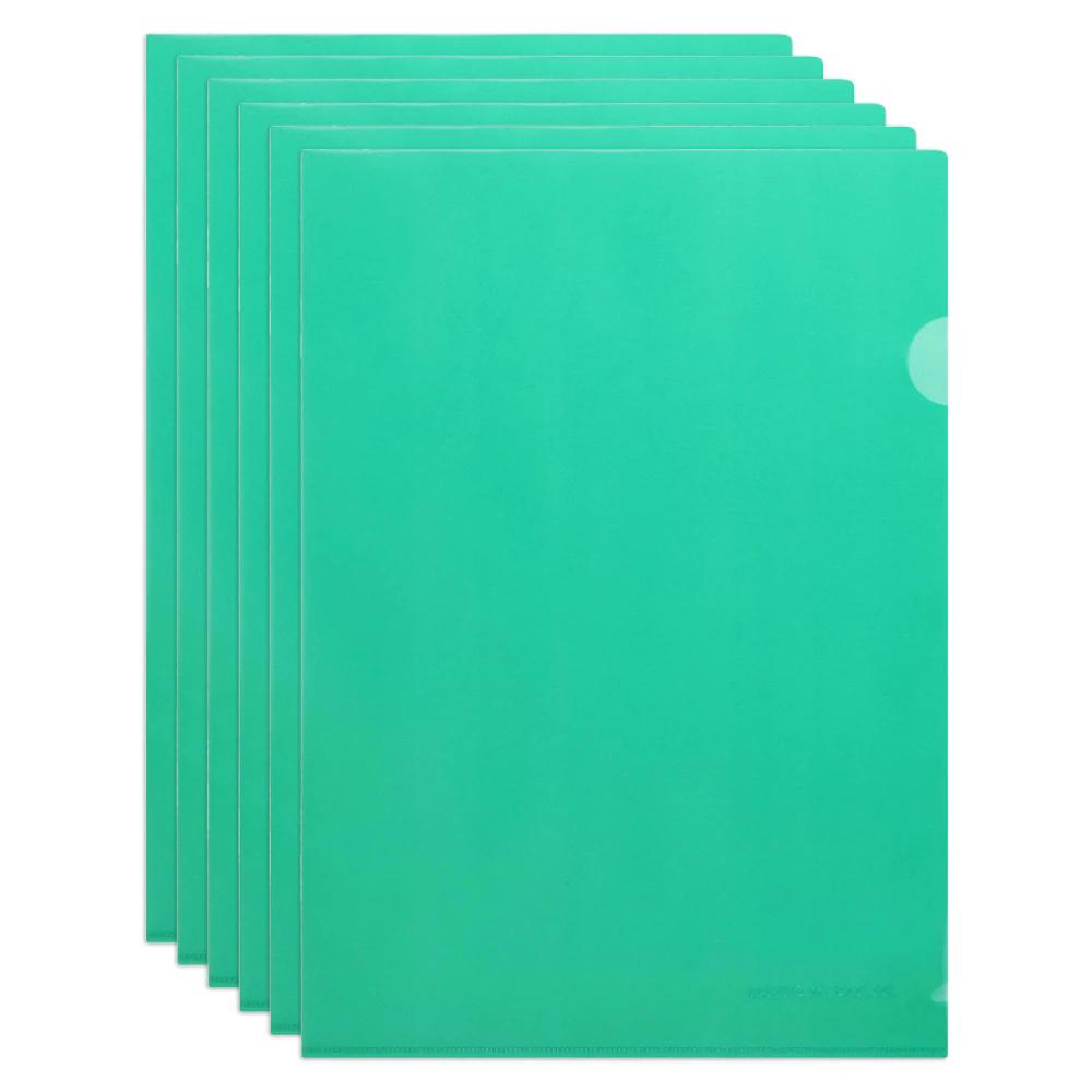 25x Marbig PP Ultra Letter File A4 Document Paper/Stationery Folder/Holder Green