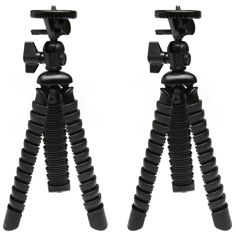 2x Vivitar 12" Spider Tripod Camera Mount w/360 Rotate/Pan/Tilt/Rubber Leg