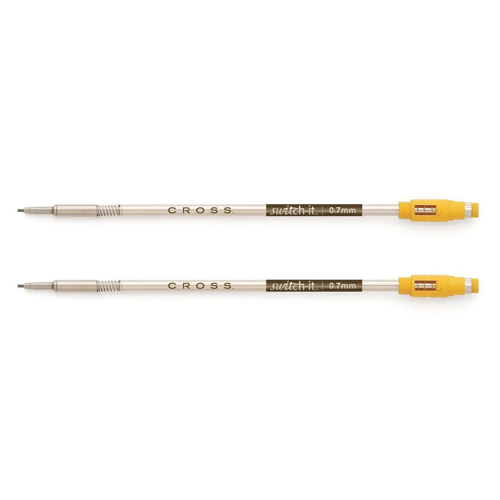 2x Cross Switch-It Ball Point Pen to 0.7mm Mechanical Writing Pencil Converter