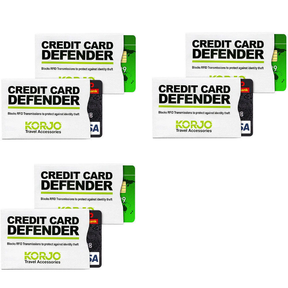 6pcs Credit/Smart Card Defender RFID Shield/Shielding Theft Protection Security