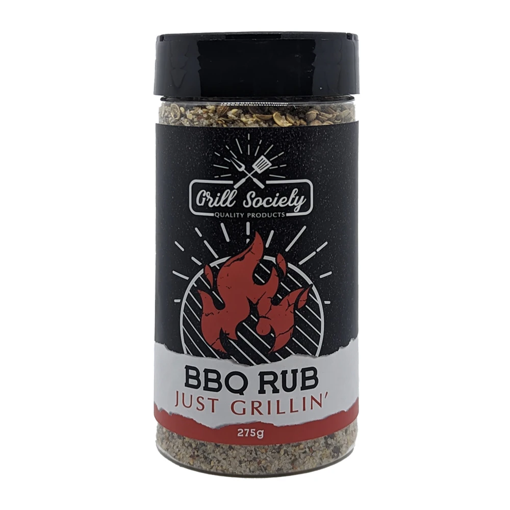 Grill Society Just Grillin' Barbeque/Grill Spice Rub BBQ Gourmet Seasoning 275g