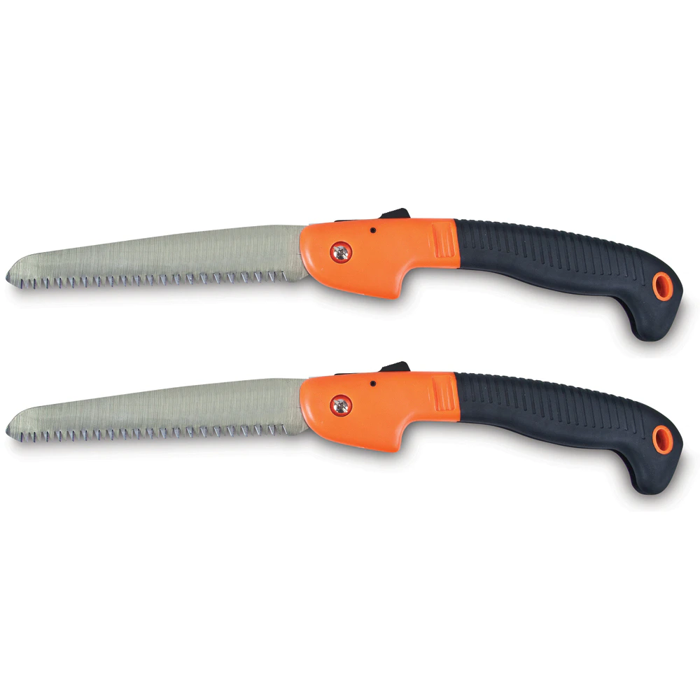 2x Elemental 80cm Folding Pocket Hiking Camp Steel Saw Blade Cutter Outdoor Tool