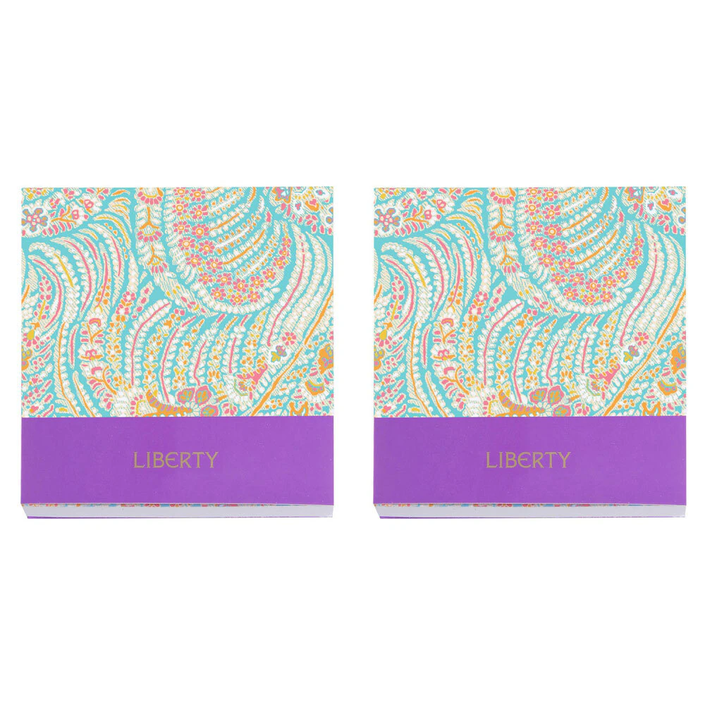 2x Christian Lacroix Liberty Oscar Sticky Note Pad Adhesive Memo Stationery 11cm