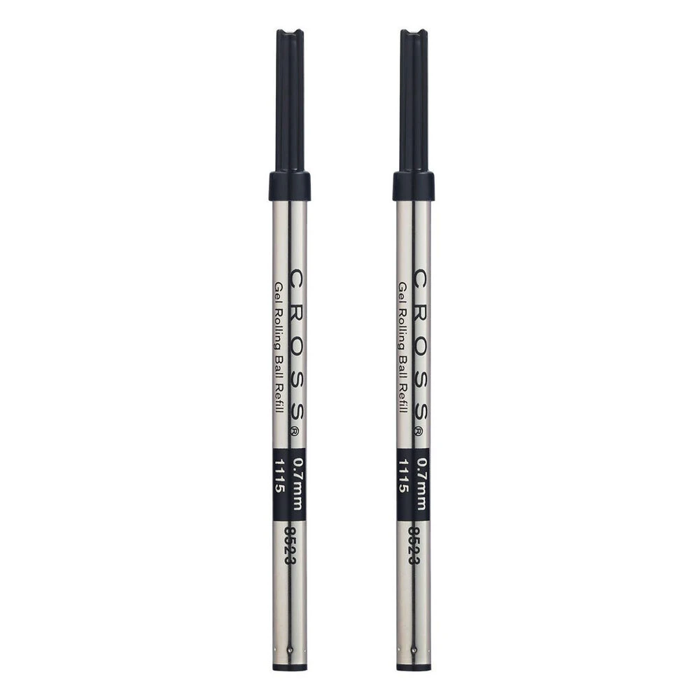 2x Cross Ink Refill For Selectip Gel Roller Ball Office Writing Pen Single Black