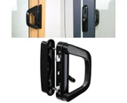 Sliding Glass Patio Door Locks Set Pull Handle Hardware W/Key Metal Kit DIY New