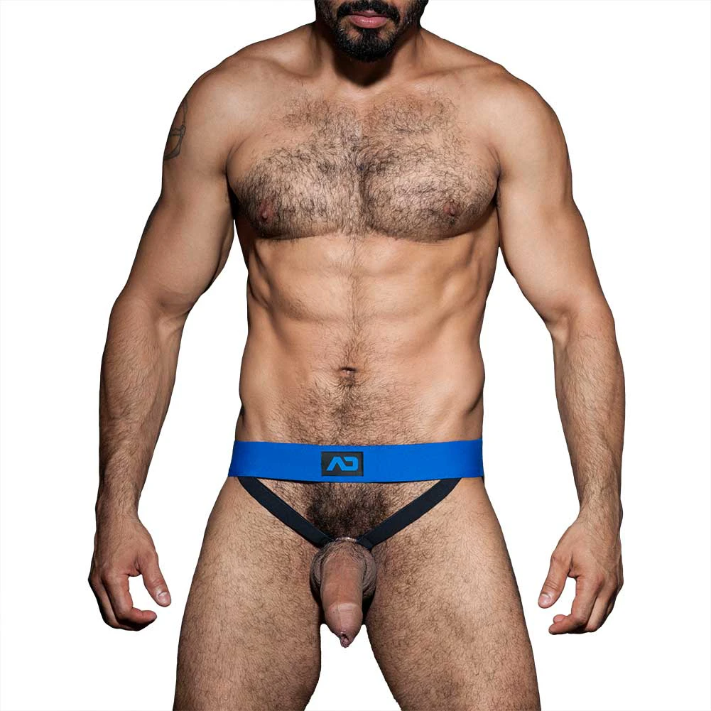 Addicted Cockring Double Jockstrap ADF57 Royal Blue