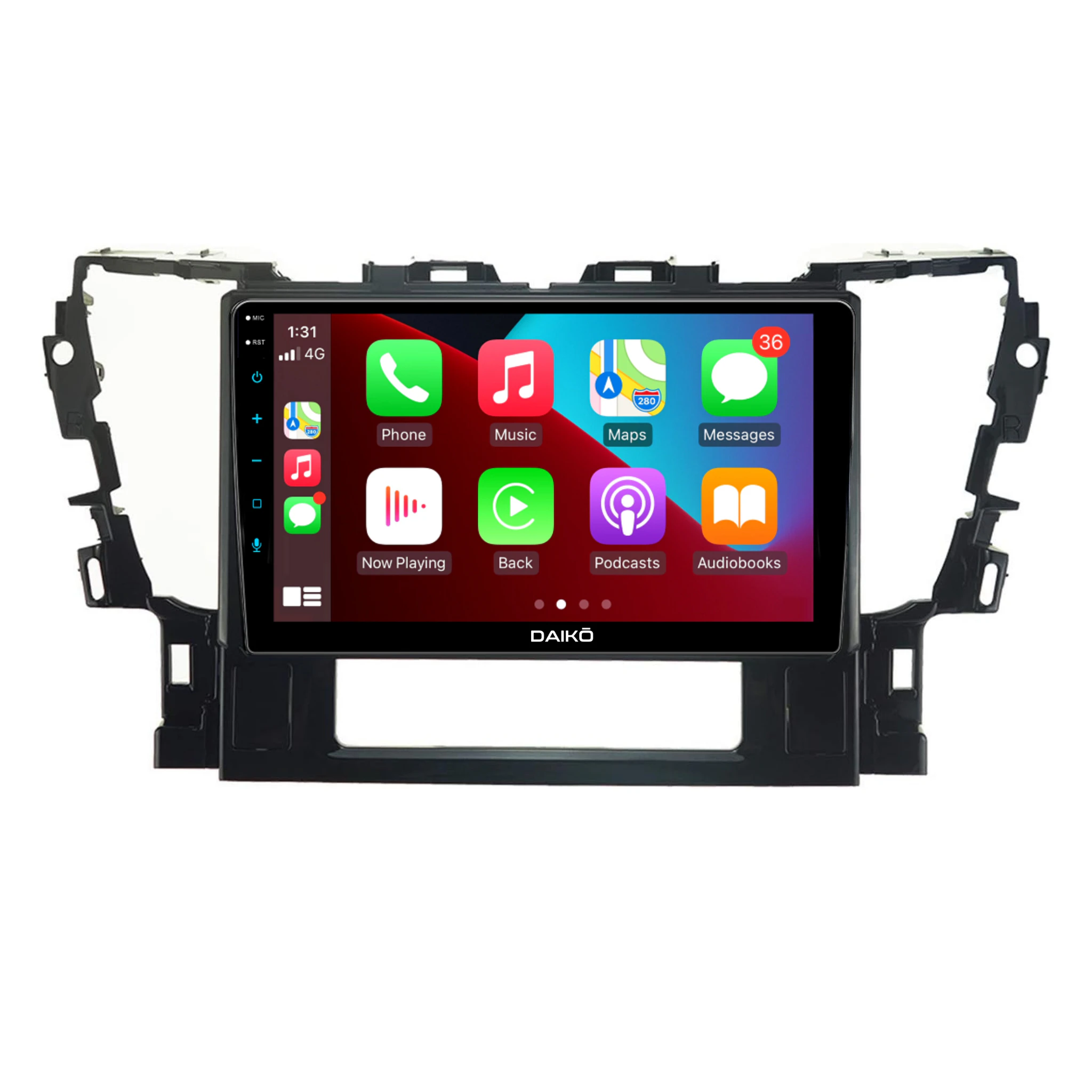 Daiko Car Stereo Carplay Android Auto For Toyota Alphard 2015-2018 10Inch - DAIKO X 4-Core 2GB RAM + 32GB