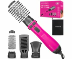 Monika 4in1 1200W  Air Styler Hair Dryer Brush w/ Ionic Care Tech Straightening Curling Blow Drying