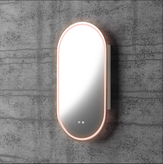 Capsule LED Cabinet Mirror