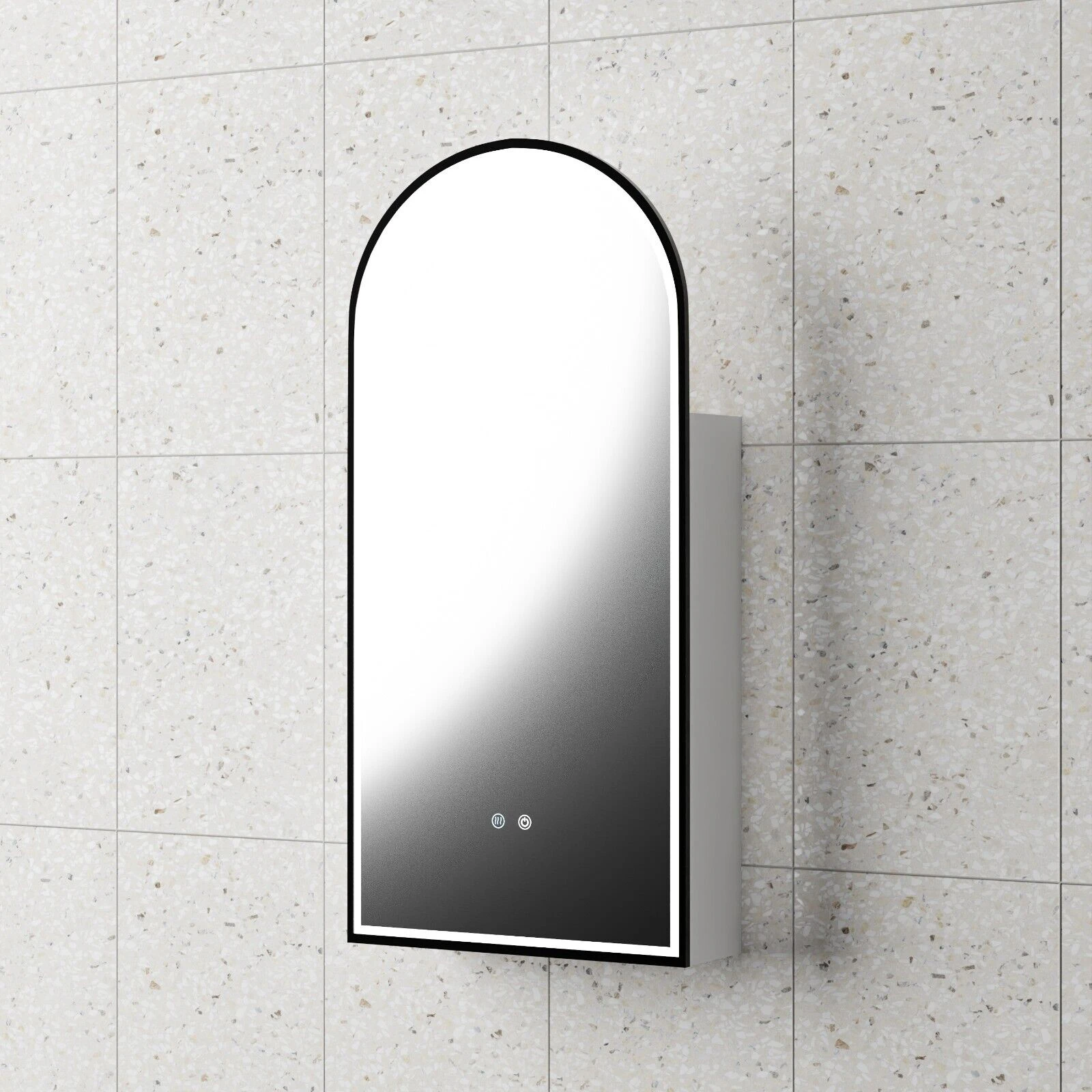 Arch LED Shaving Cabinet – Midnight Edition