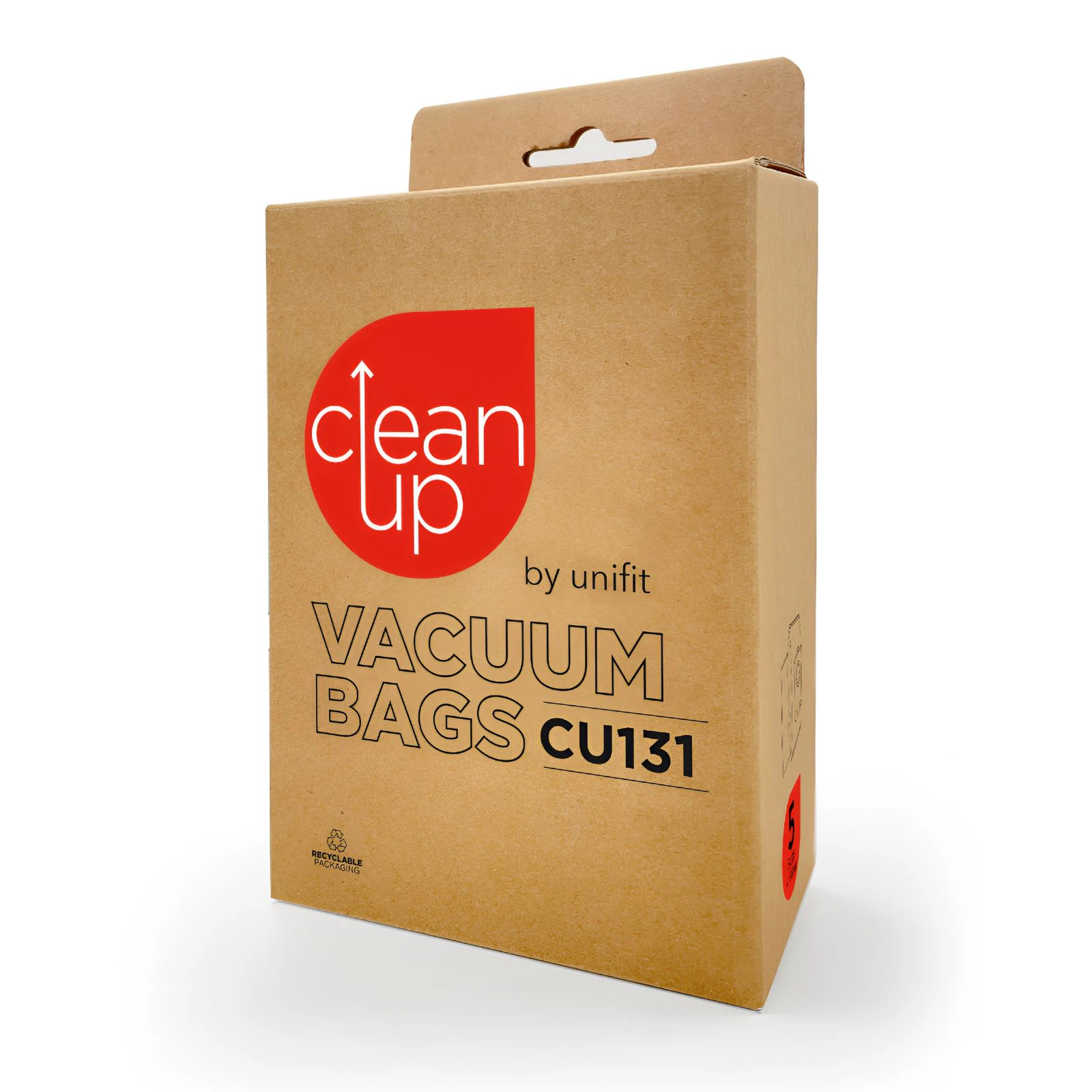 CleanUp CU131 (Unifit131) Vacuum Cleaner Bags For Electrolux, Philips, Volta & Wertheim