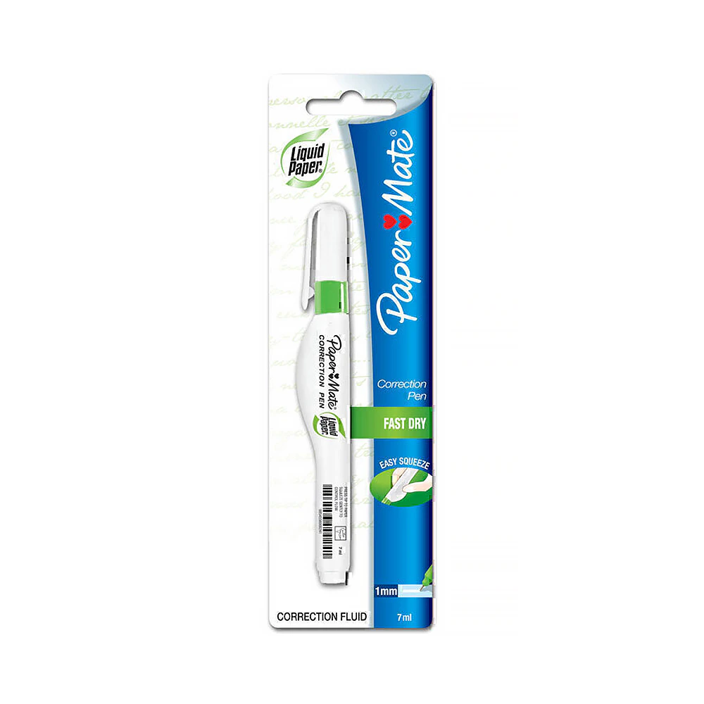 Paper Mate Liquid Paper 7mL Correction Pen 1-Pack DS-S20022081