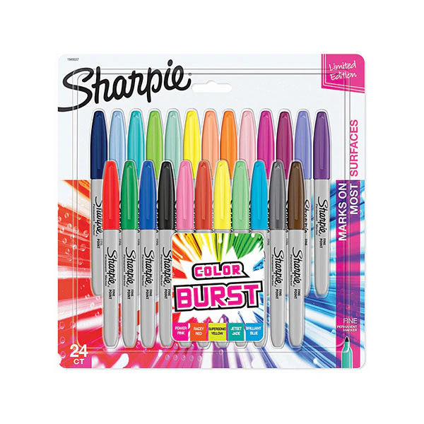 Sharpie Fine Colburst Pack Of 24 Box Of 2