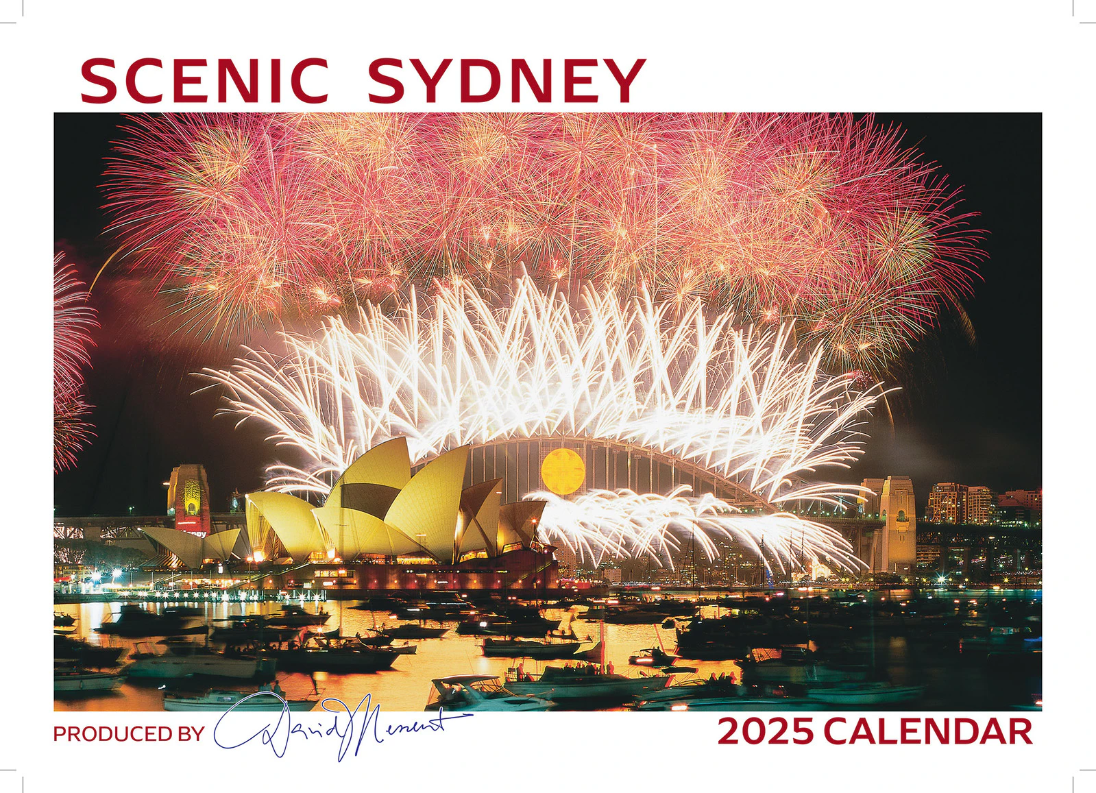 2025 Calendar Scenic Sydney Wall David Messent SC