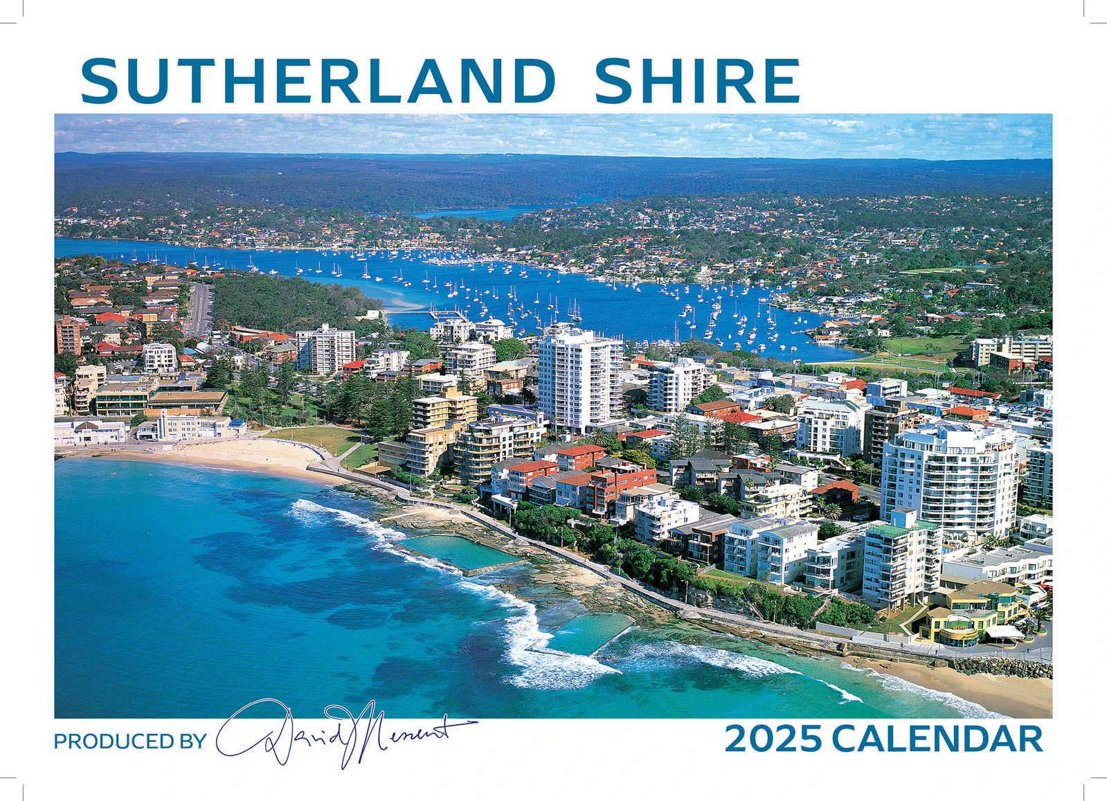 2025 Calendar Sutherland Shire Wall David Messent SUC