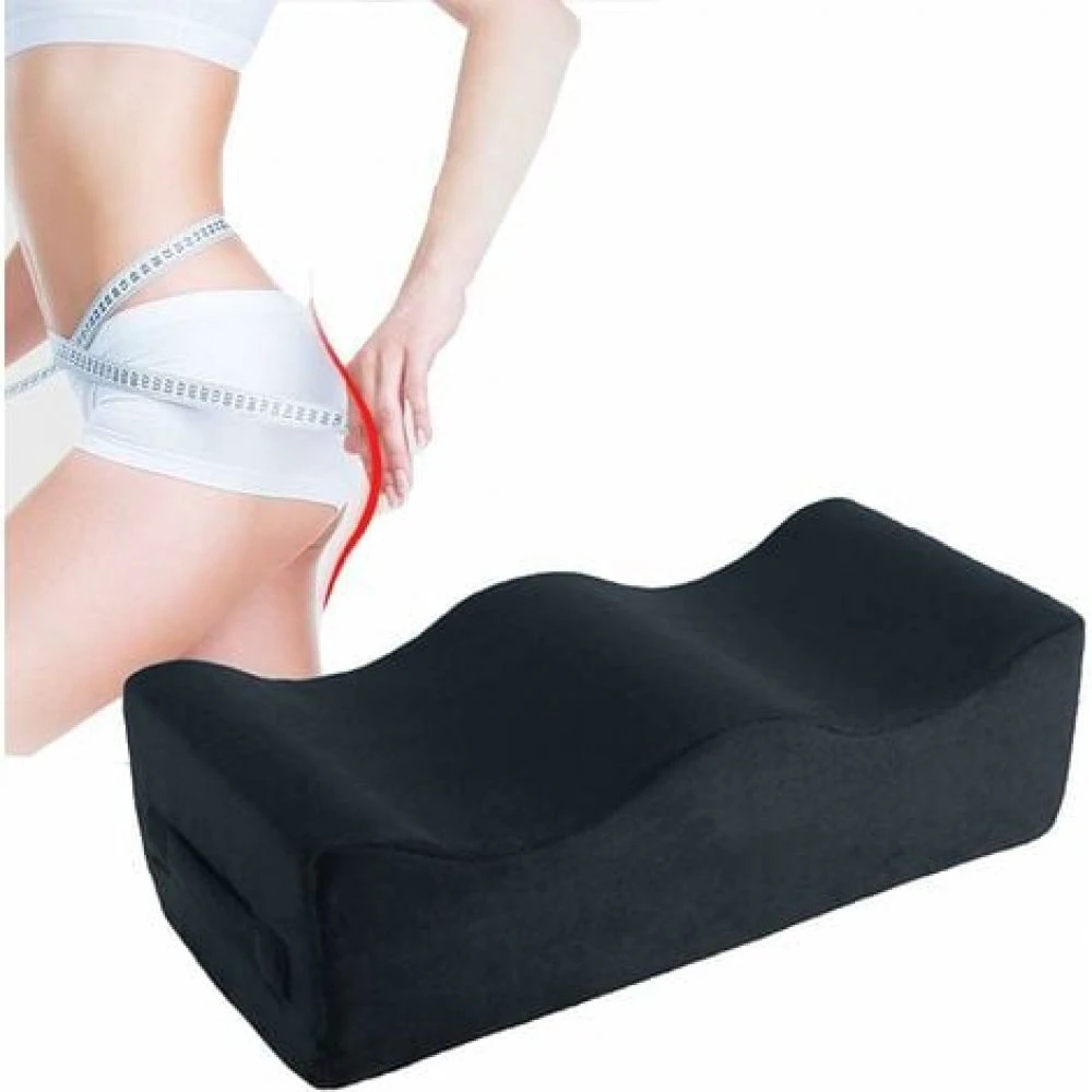 BBL Pillow - BBL Seat Cushion 17" Ergonomic Pillow - BBL Recovery Pillow Ultra Comfortable Booty Pillow for Home, Office Chair, Car and Travel