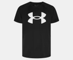 Under Armour Youth Boys' UA Tech Big Logo Short Sleeve Tee / T-Shirt / Tshirt - Black/White