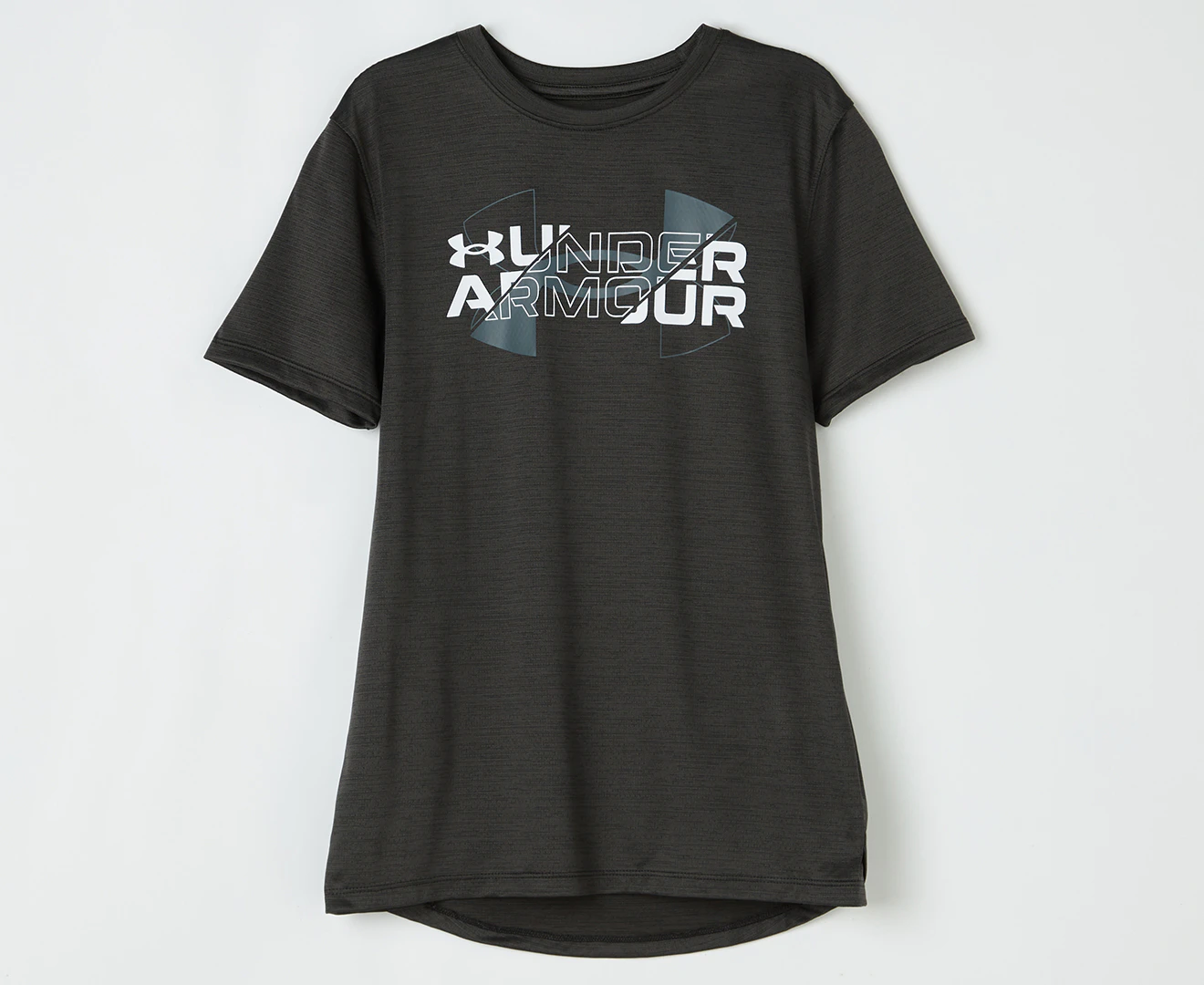 Under Armour Boys' Vented Short Sleeve Tee / T-Shirt / Tshirt - Black/Pitch Grey