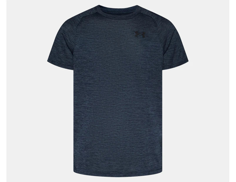 Under Armour Youth Boys' UA Tech 2.0 Short Sleeve Tee / T-Shirt / Tshirt - Academy Blue/Black