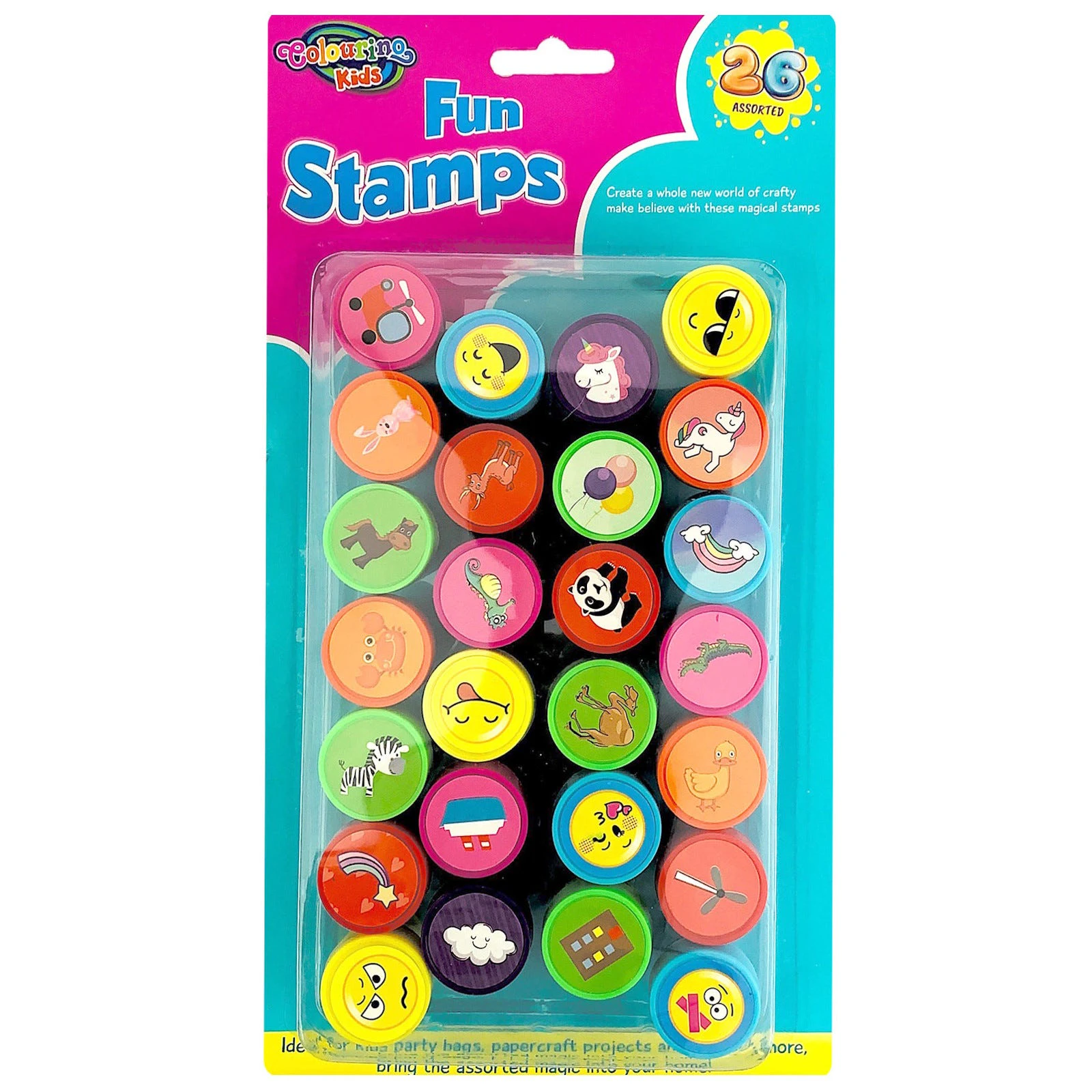 Assorted Fun Stamps (Pack of 26)