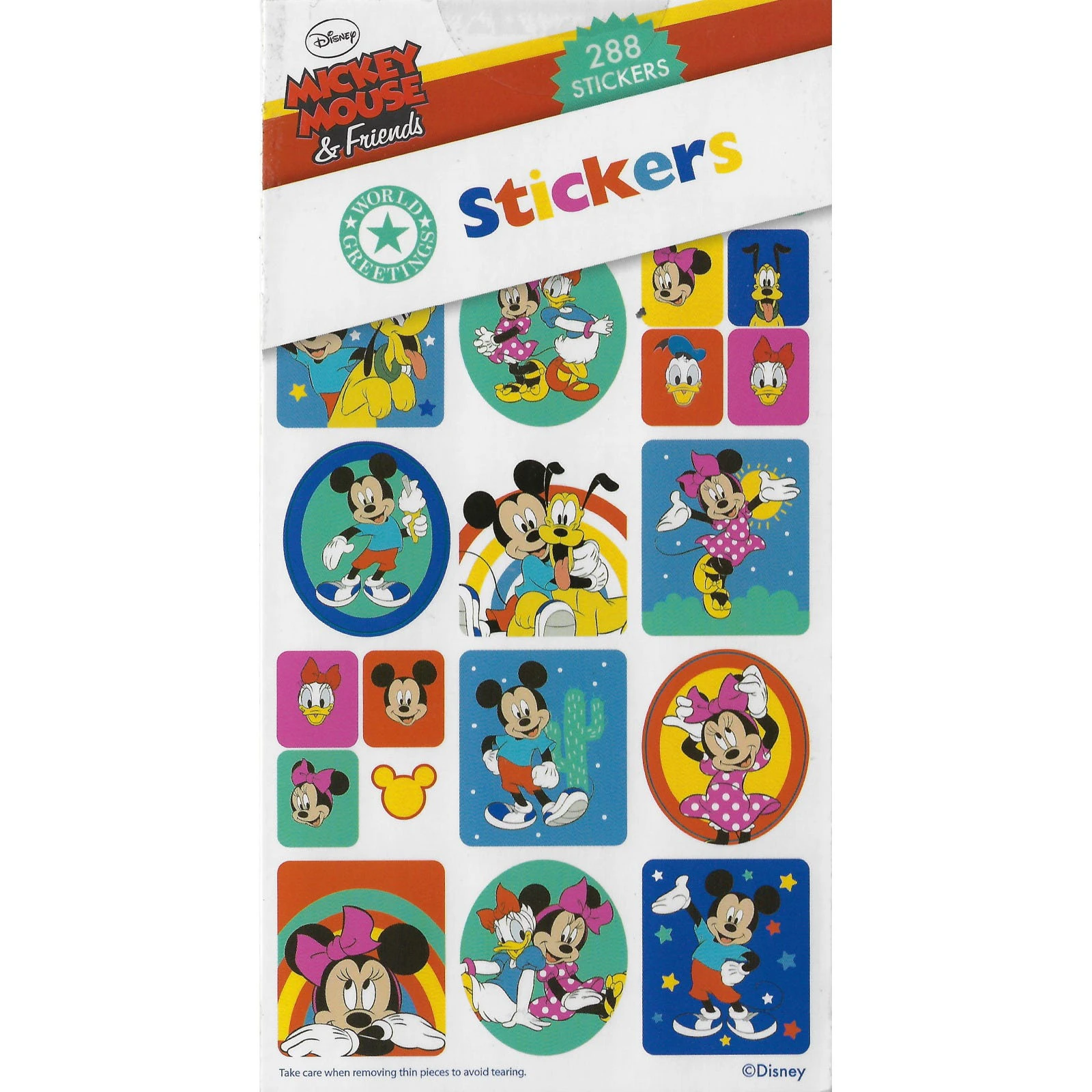 Mickey Mouse & Friends Sticker Book (12 Sheets)