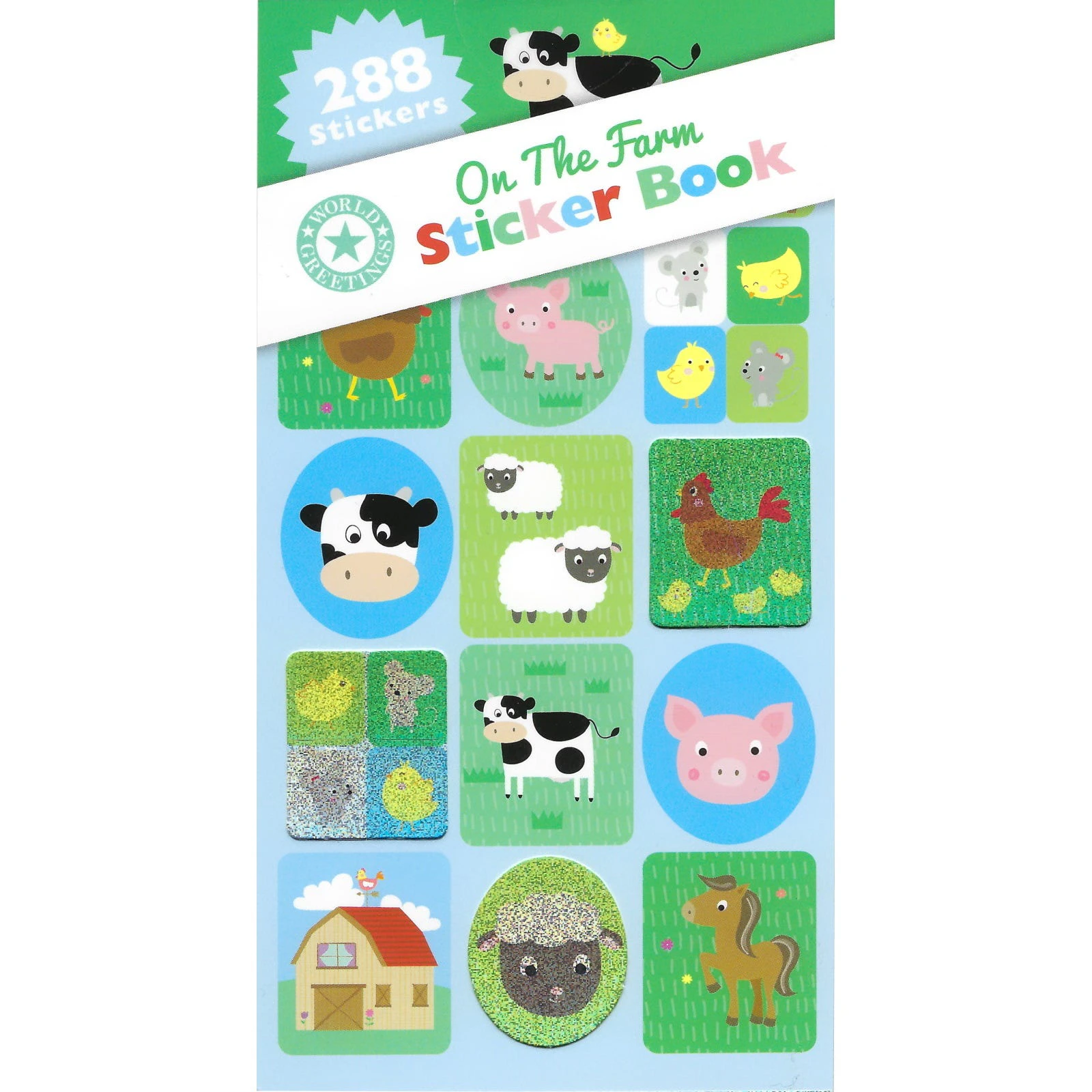 On the Farm Sticker Book (12 Sheets)