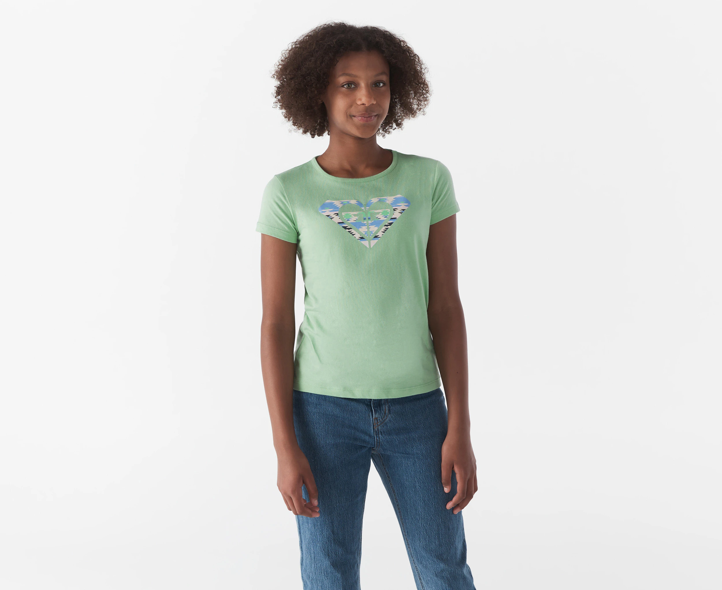 Roxy Girls' Day & Night Tee / T-Shirt / Tshirt - Sprucetone