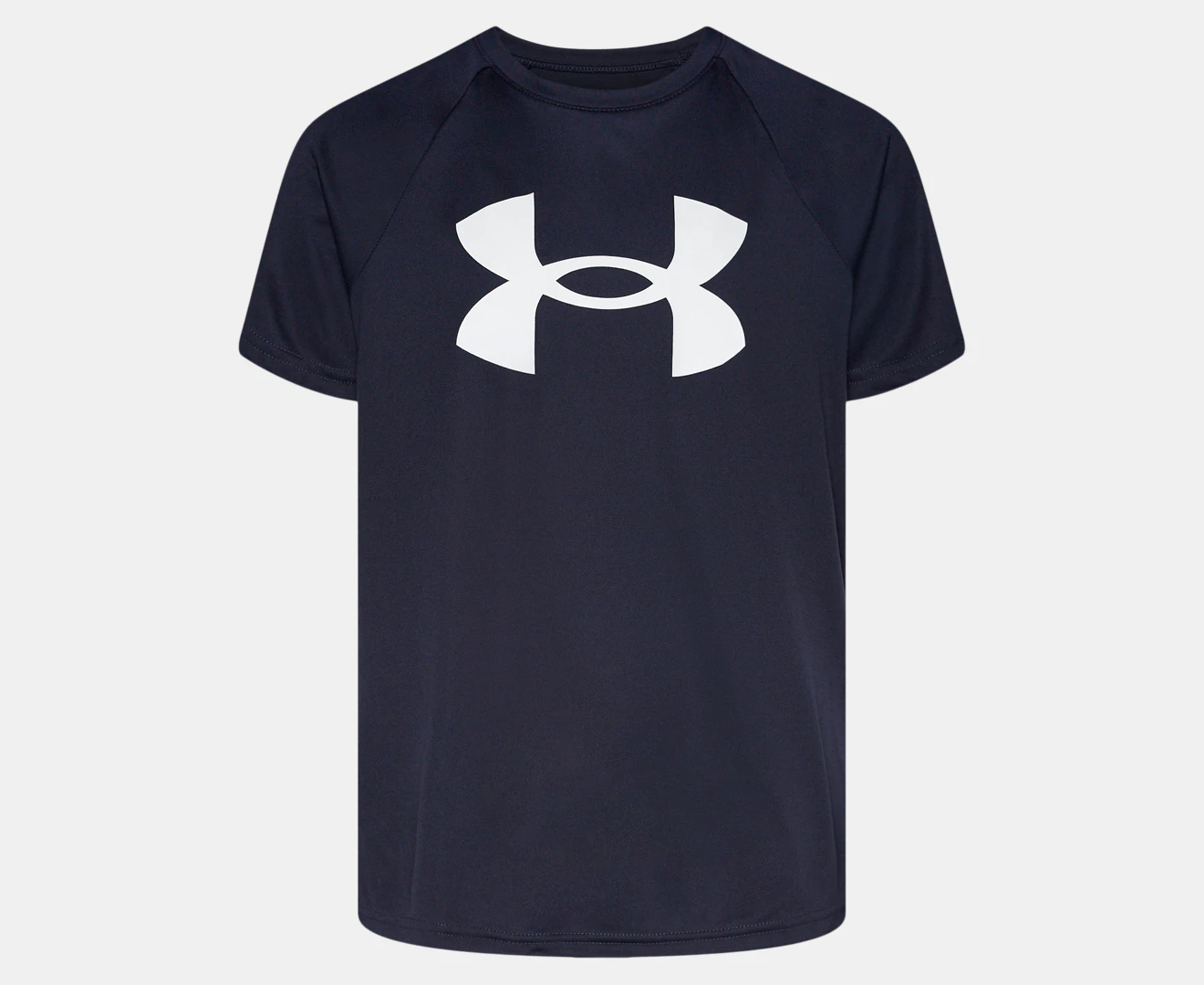 Under Armour Youth Boys' UA Tech Big Logo Short Sleeve Tee / T-Shirt / Tshirt - Midnight Navy/White