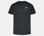 Under Armour Youth Boys' UA Tech 2.0 Short Sleeve Tee / T-Shirt / Tshirt - Black Heather/White