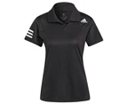 Adidas Women's Club Tennis Polo Shirt - Black/White/White