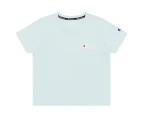 Champion Youth Girls' Sports Graphic Boxy Tee / T-Shirt / Tshirt - Light Blue