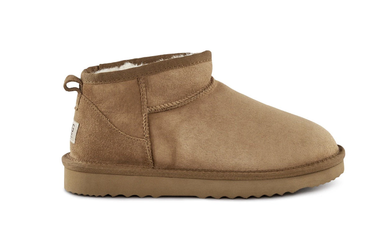 UGG Outback Premium Sheepskin Ultra Mini Boot  - Chestnut