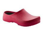 Birkenstock Super Birki Polyurethane Clog Sandals (Red)