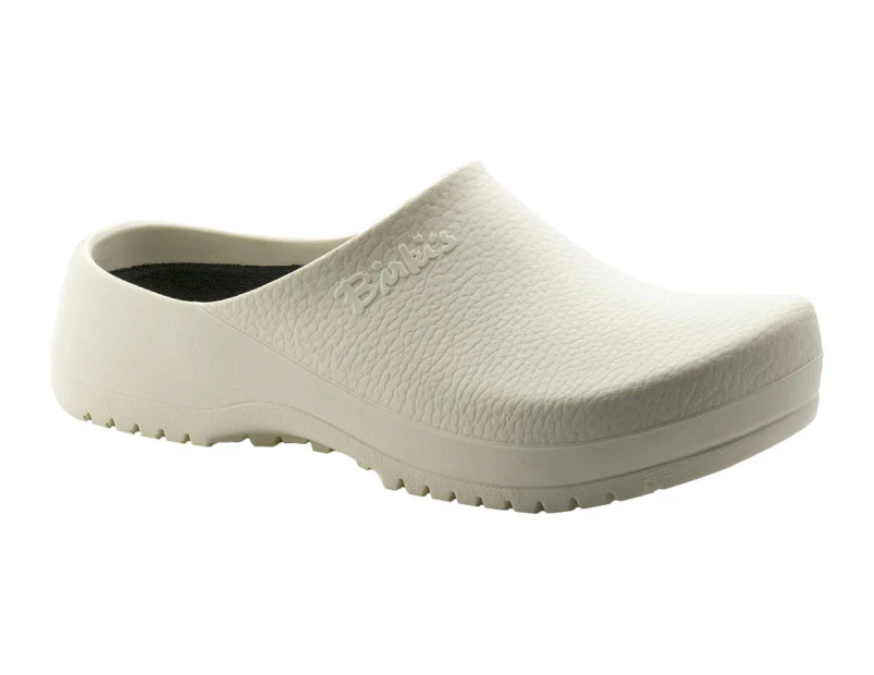 Birkenstock Super Birki Polyurethane Clog Sandals (White)