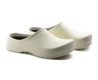 Birkenstock Super Birki Polyurethane Clog Sandals (White)