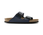 Birkenstock Arizona Birko-Flor Soft Footbed Narrow Fit Sandal (Blue, Size 36 EU)