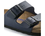 Birkenstock Arizona Birko-Flor Soft Footbed Narrow Fit Sandal (Blue, Size 36 EU)