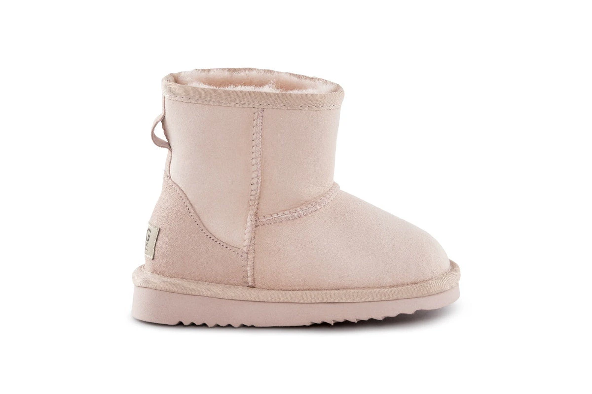 UGG Outback Kid's Premium Double Face Sheepskin Classic Boot  - Pink - 2024-07-06 00 +1000