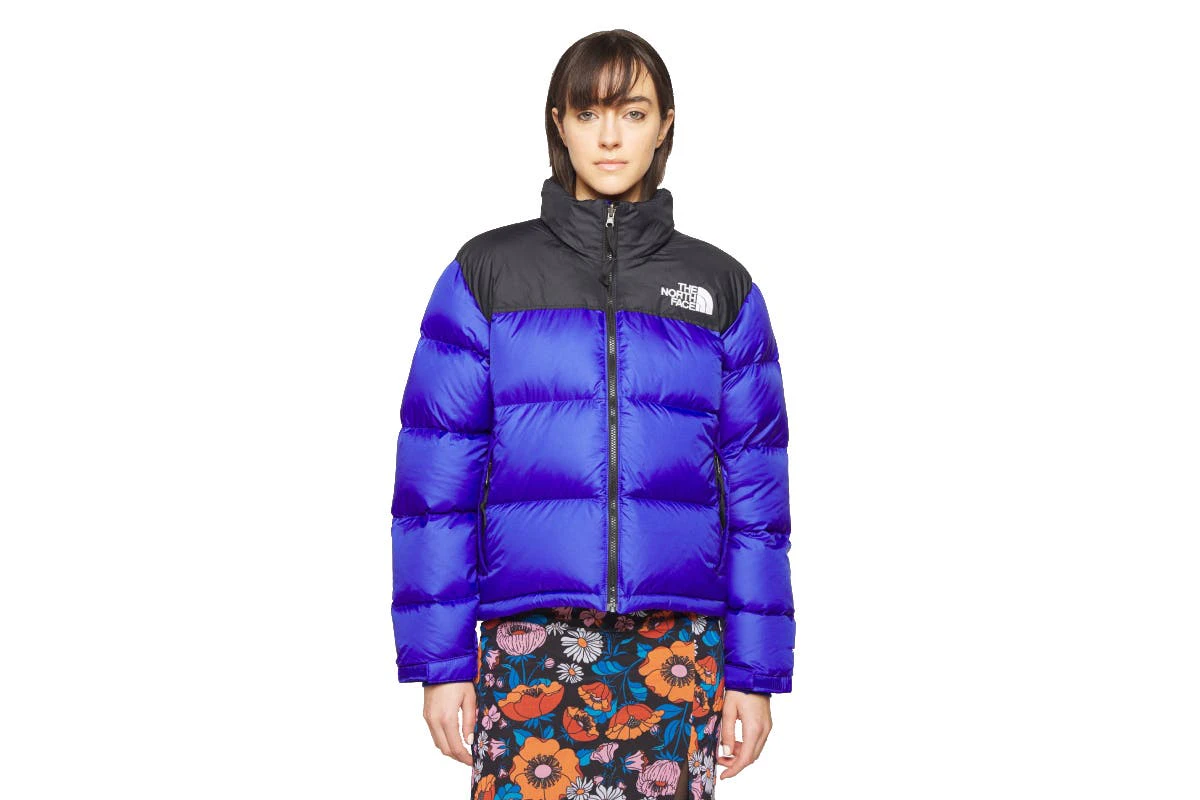 Retro Nuptse Jacket for Women - Versatile and Durable - Lapis Blue