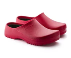 Birkenstock Super Birki Polyurethane Clog Sandals (Red)