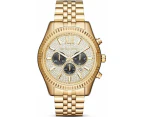 Michael Kors MK8494 Lexington Gold Pave Men's Watch