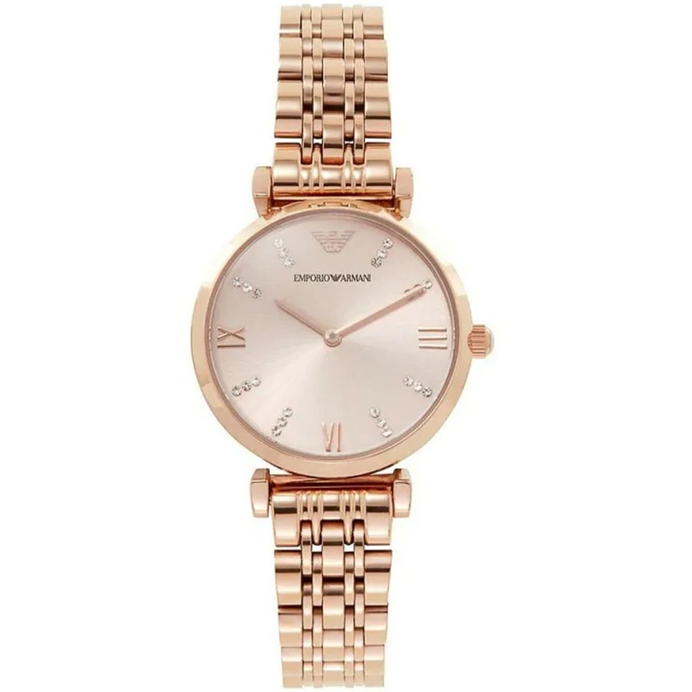 Emporio Armani AR11059 Ladies Watch T-Bar Gianni Rose Gold