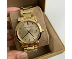 Burberry BU9134 Ladies Watch The City 34mm Champagne Gold