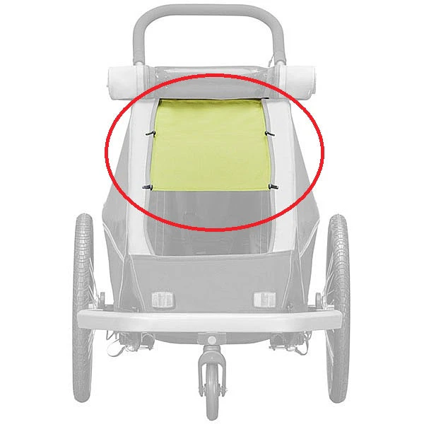 Croozer Bike Trailer Sun Cover For Croozer Kid For 1 2014 (green)