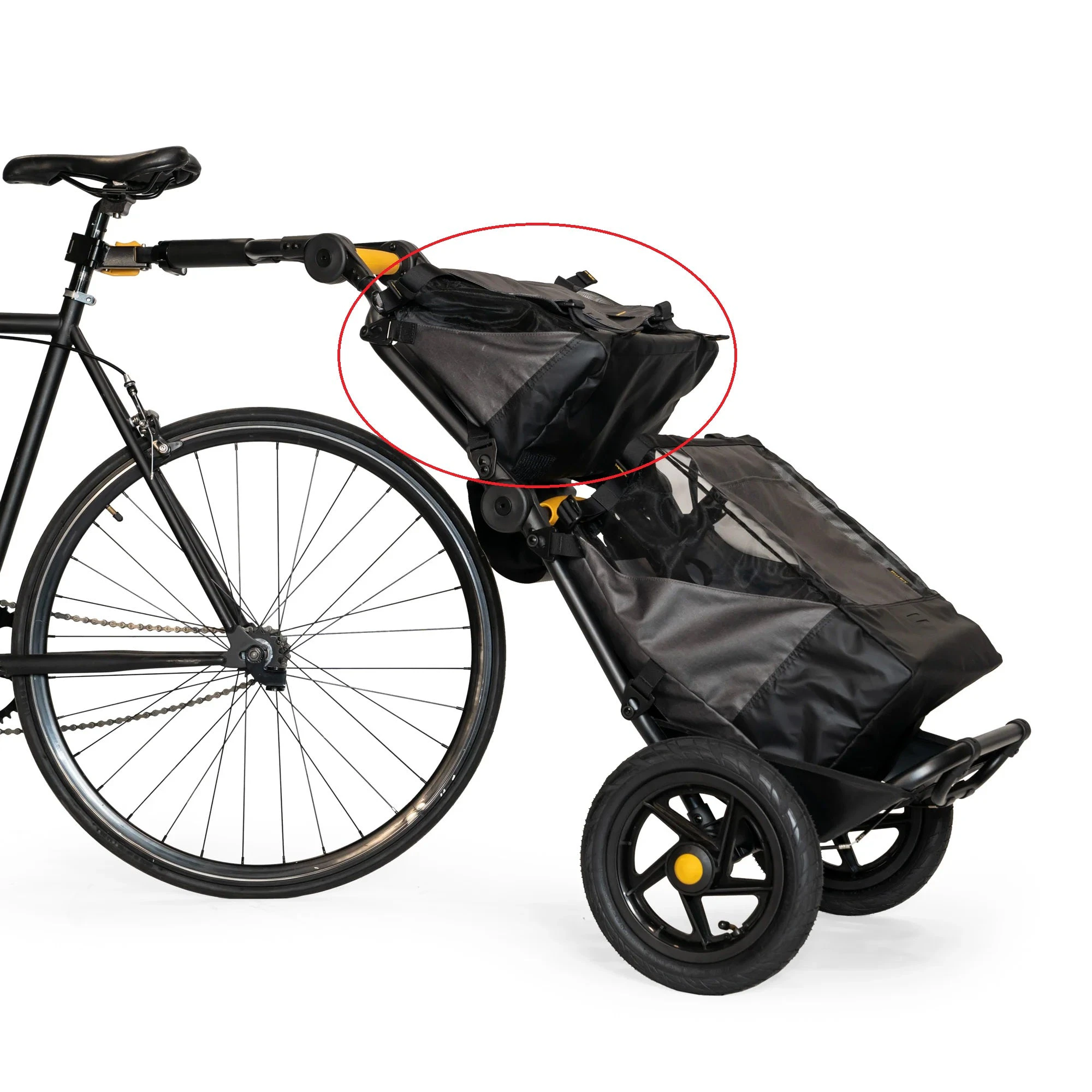 Burley 22 Litre Upper Market Bag For Travoy Bike Trailer